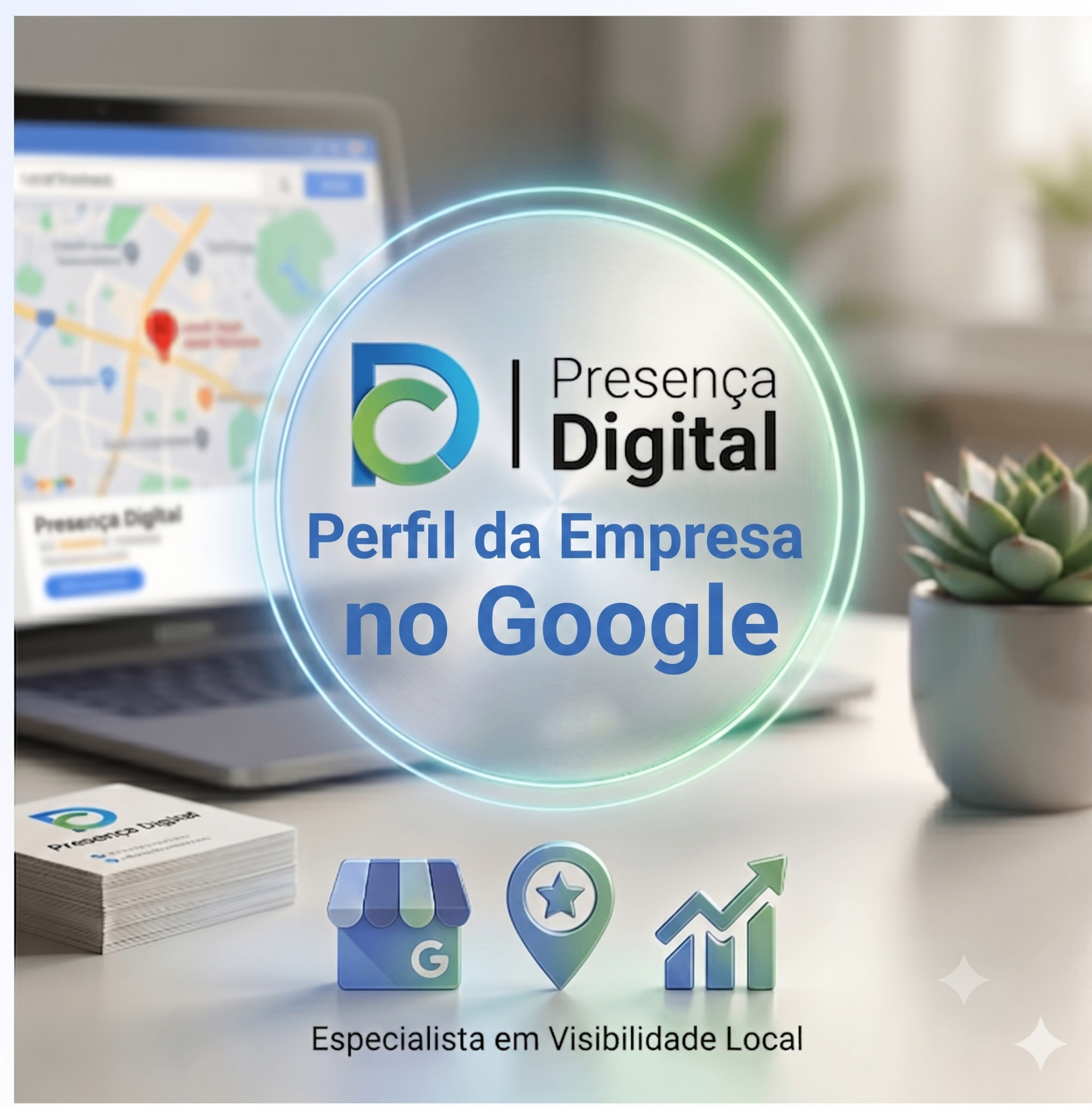 Gestão profissional do Google Perfil de Empresa para gerar leads
